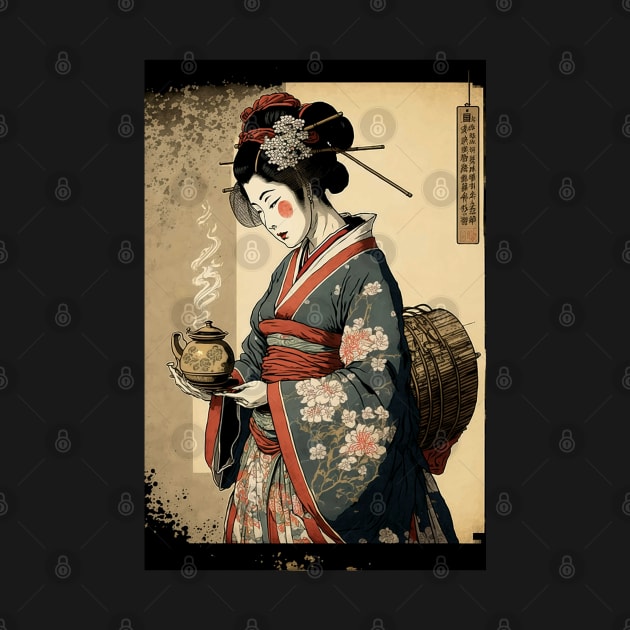 Vintage Japanese Art Classic Japan Art by PlimPlom