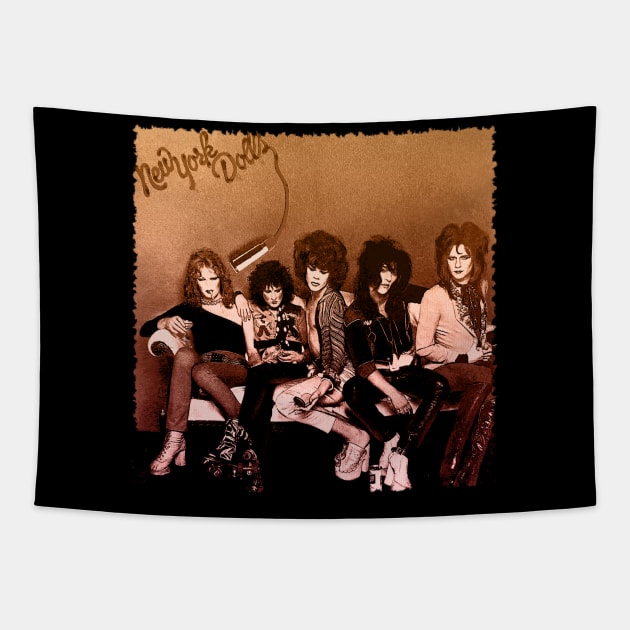 New York Dolls Unplugged Intimate Acoustic Vibes Tapestry by ElenaBerryDesigns