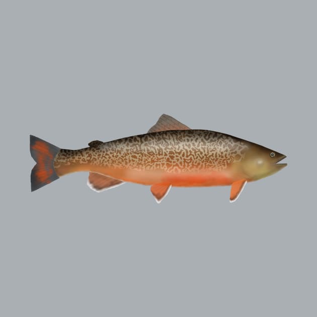 Tiger Trout by FishFolkArt