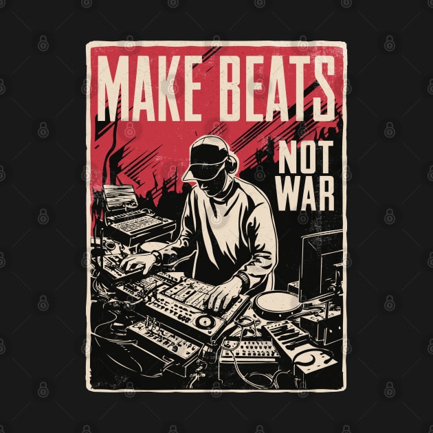 Make Beats - Not War - Musician Producer by Dazed Pig