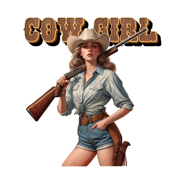 Cowgirl by Rawlifegraphic