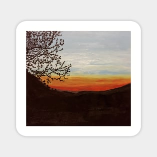 Smoky Mountains Sunrise Magnet