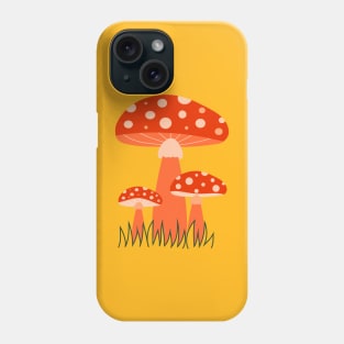 Three toadstools 1 Phone Case