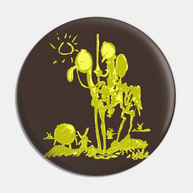 Lemon Quixote Pin by CreativeOutpouring