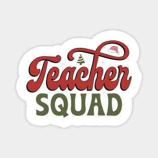 Teacher Squad Christmas Magnet