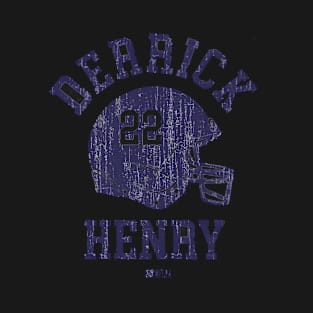 Derrick Henry Tennessee Helmet Font T-Shirt