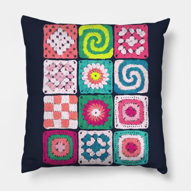 Crazy About Crochet Pillow by PerrinLeFeuvre