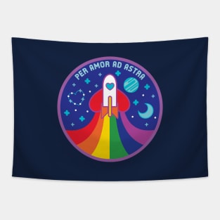 Space Pride - LGBT Flag T-Shirt Tapestry