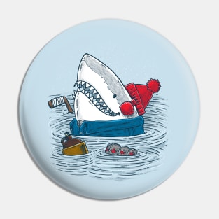 The Great White North Shark Pin
