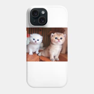 the twins cute cats Phone Case