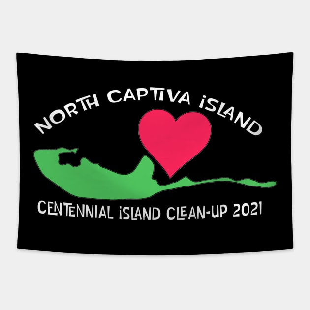 North Captiva Centennial Clean-Up T-shirt Tapestry by Ultra Local