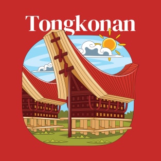 Tongkonan Traditional House (Indonesia Travel) T-Shirt