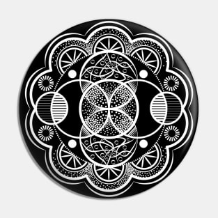 Mandala art design extended version Pin