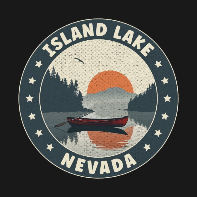 Island Lake Nevada Sunset by turtlestart