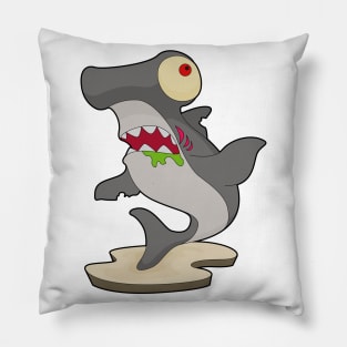 Hammerhead shark Halloween Zombie Pillow