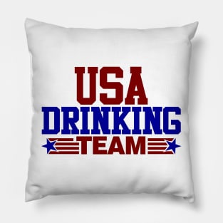 USA Drinking Team Pillow