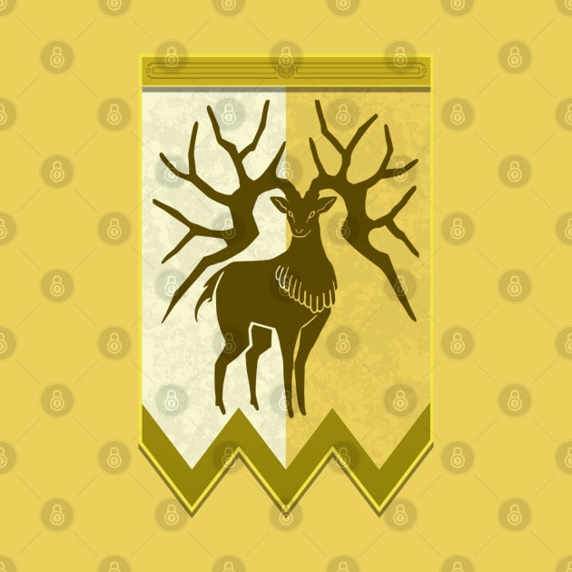 Fire Emblem 3 Houses: Golden Deer Banner by Xitokys