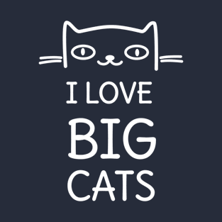 Cute I Love Cats T-Shirt T-Shirt