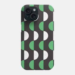 Mod Semicircle Screenprint Shapes Phone Case