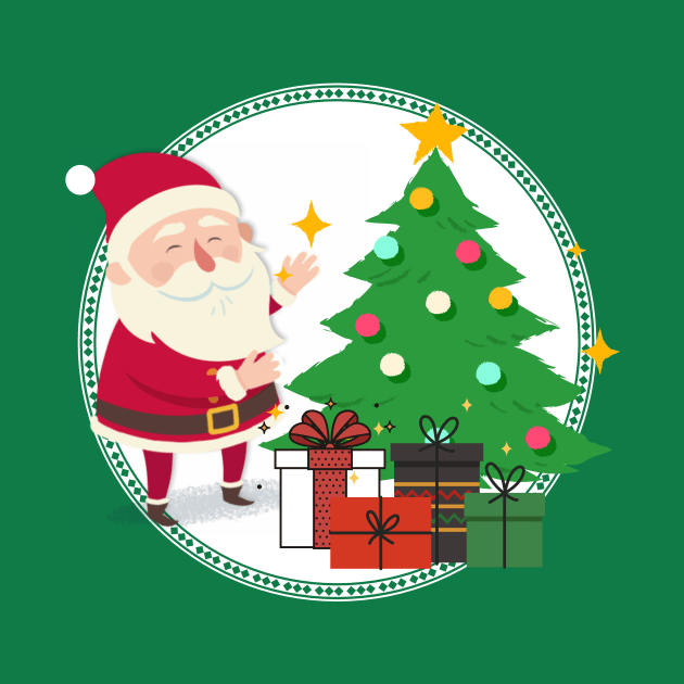 Funny Santa Claus Christmas Eve by SartorisArt1