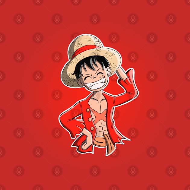 Monkey D. luffy by Fishonastick