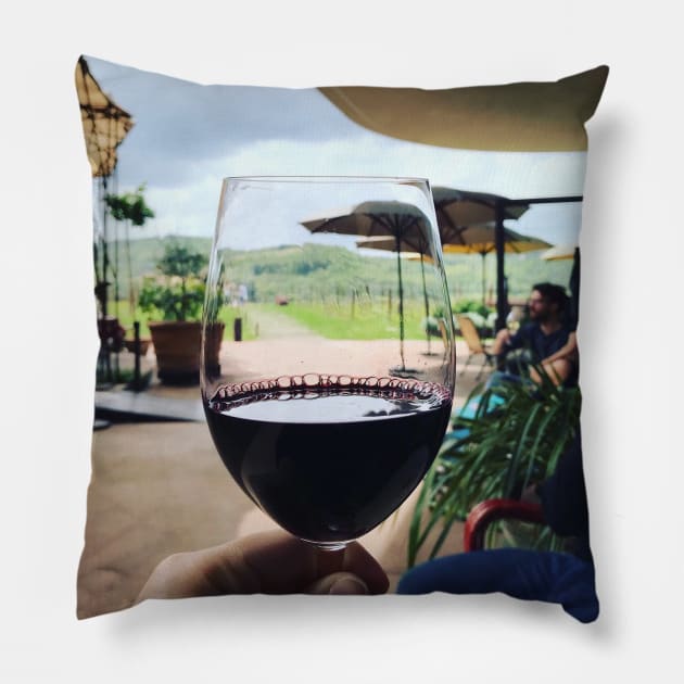 Chianti Pillow by Tess Salazar Espinoza