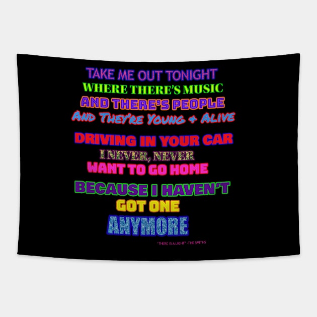 TAKE ME OUT TONIGHT Tapestry by CS77