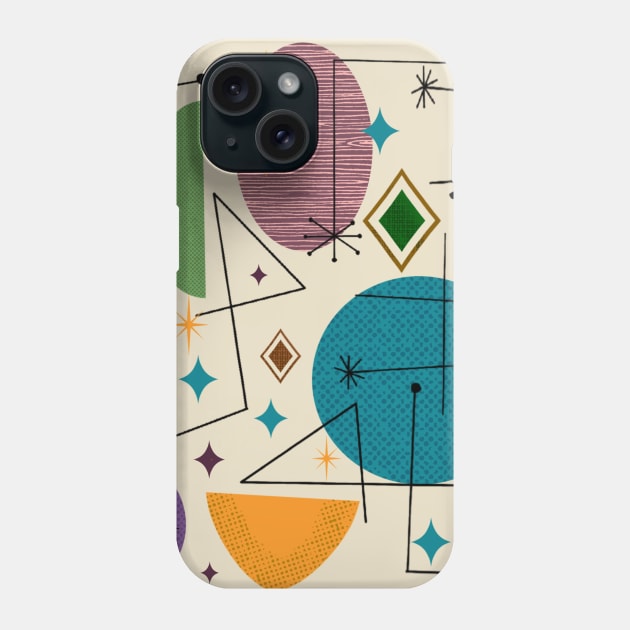 Mid century abstract Phone Case by bruxamagica