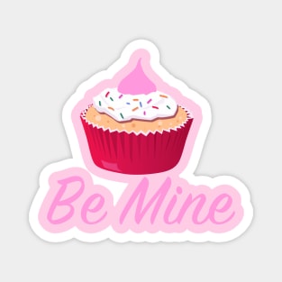 Be Mine Valentine Cupcake Magnet