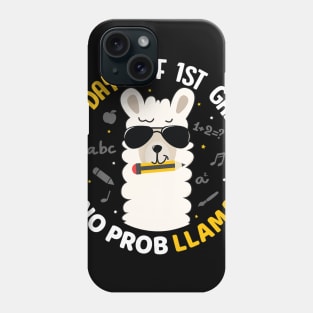 100 Days of School Llama Girls 1st Grade No Prob Costume Boy Phone Case