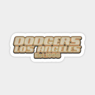 Los Angeles Dodgers  / Old Style Vintage Magnet