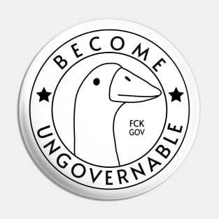 Become Ungovernable Pin