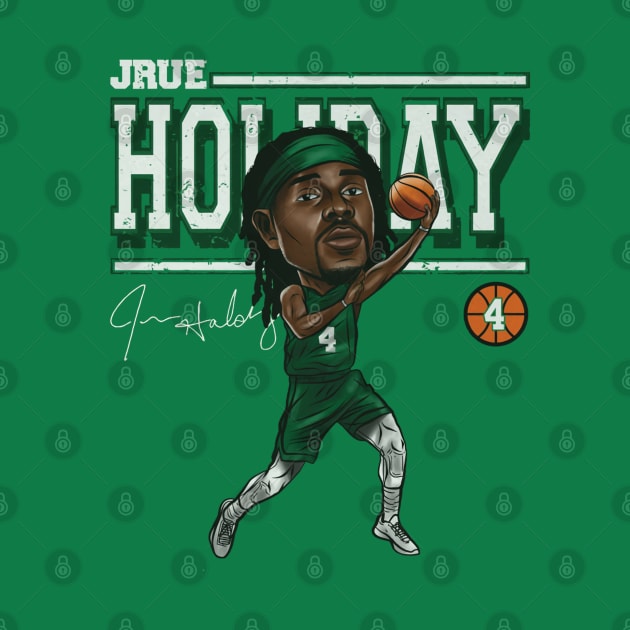 Jrue Holiday Boston Cartoon by ClarityMacaws