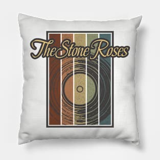 The Stone Roses Vynil Silhouette Pillow