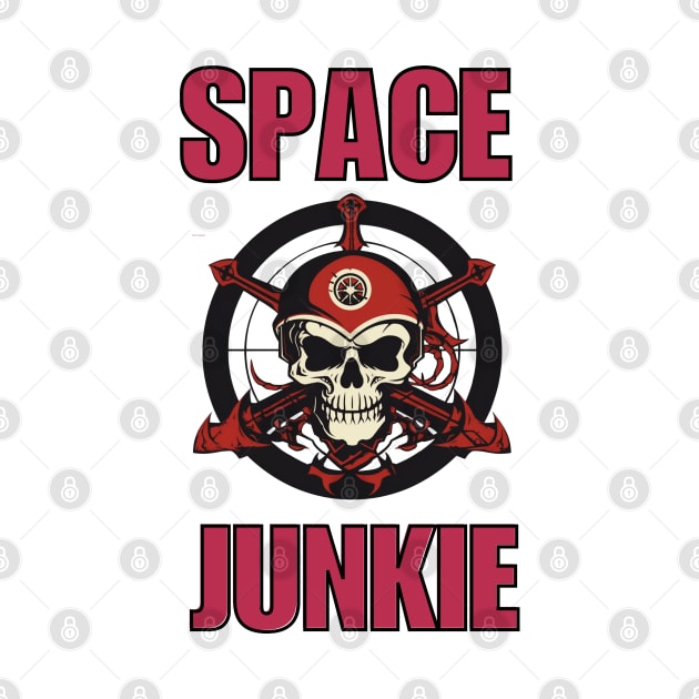 Space Junkie Pirate Logo by FrogandFog