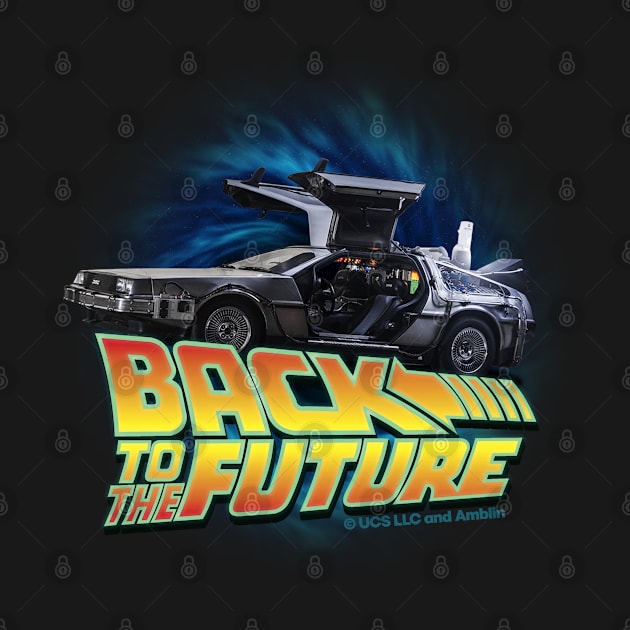 Back to the future movie. Delorean in time by SerenityByAlex