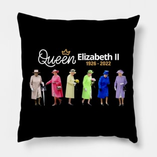 queen elizabeth Pillow