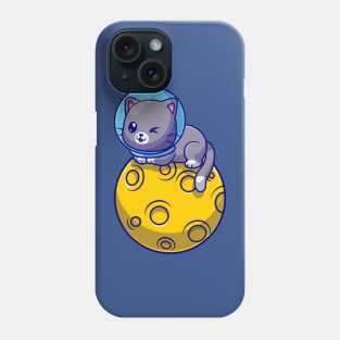 Astronout cat Phone Case