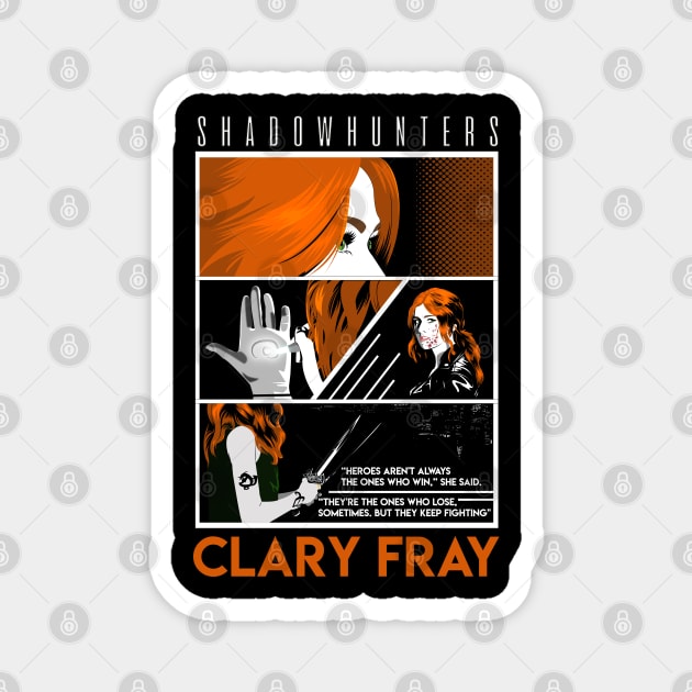 Clary Fray Magnet by Ddalyrincon