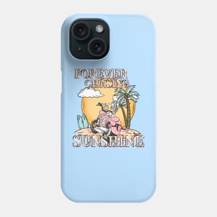 Forever Chasing Sunshine Skeleton Phone Case
