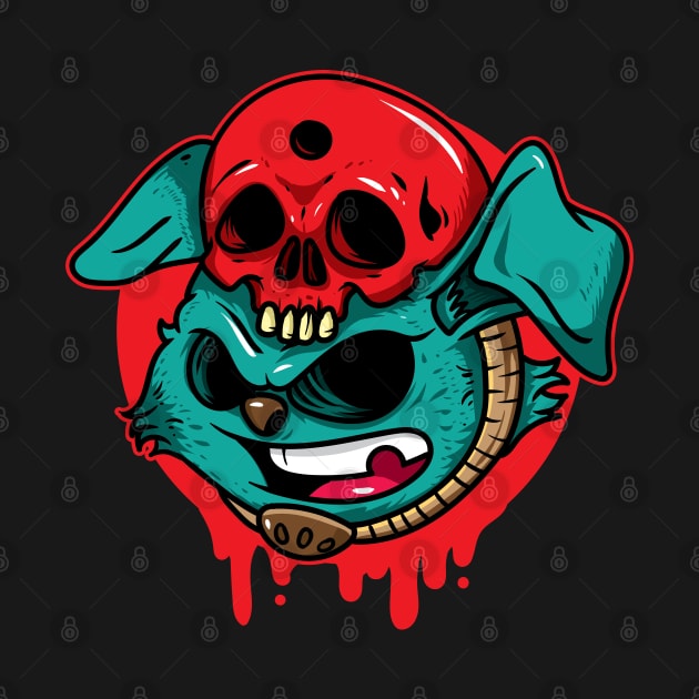 Bunny Skull by nelsoncancio