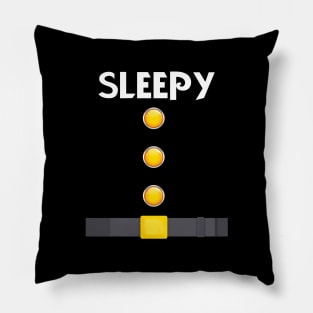 Sleepy Dwarf Halloween Costume Funny Gift Idea Sleepy Dwarf T-Shirt Pillow