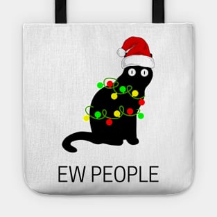 EW people, funny christmas cat Tote