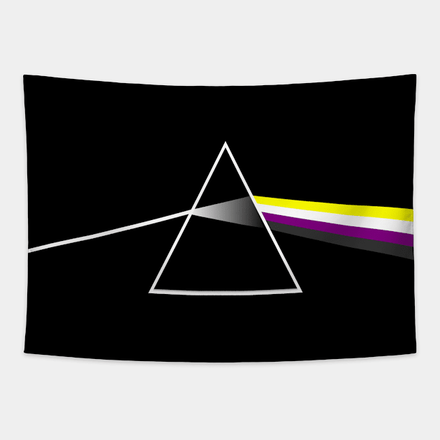 Nonbinary Pride Prism Tapestry by Reynard