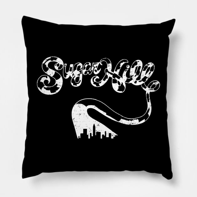 Sugar Hill Records Pillow by OniSide