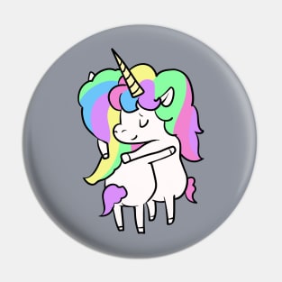 Unicorn Hugs Pin