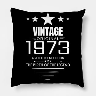 Vintage 1973 - Birthday Gift Pillow