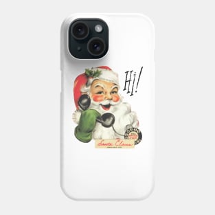 Santa has your number—you naughty person Phone Case