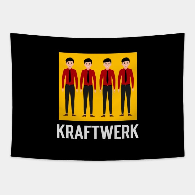 Kraftwerk...Electronic music Band Tapestry by Movielovermax