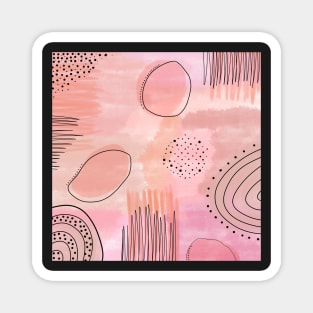 Abstract Pattern 2 Magnet